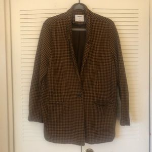 XL Old Navy Brown Houndstooth Jacket